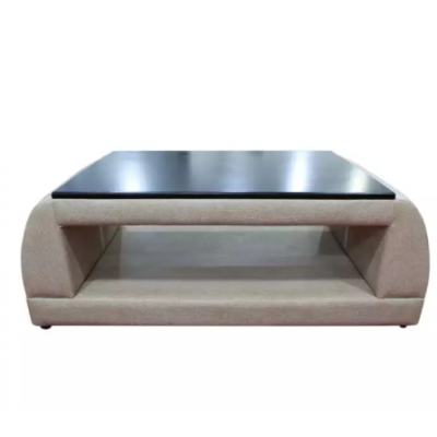 Sunrise Furniture Block Board Coffee/Tea Table - Black/OffWhite